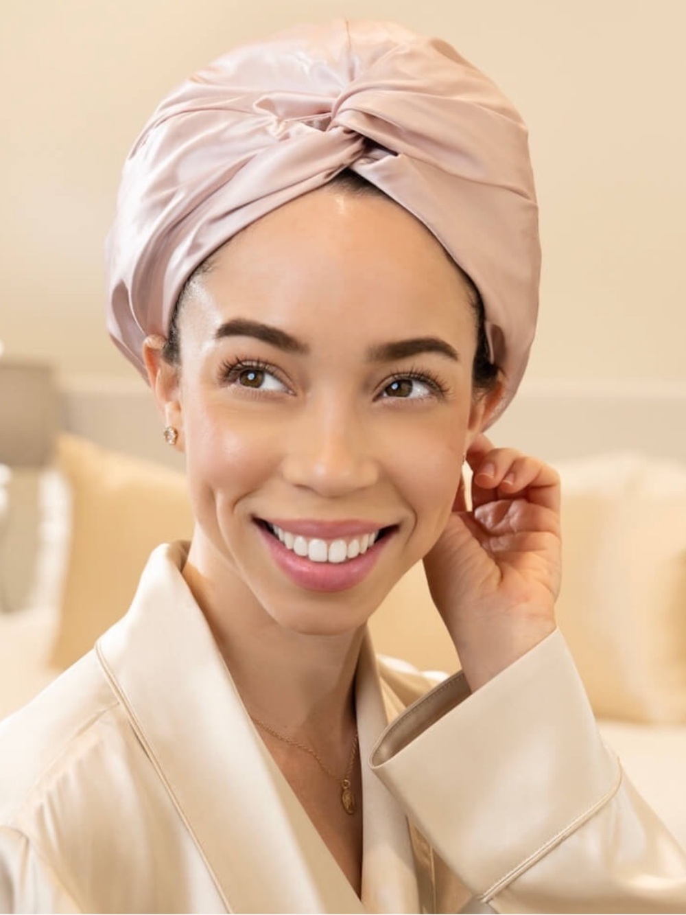 NWT Blissy Bonnet 100% Mulberry Silk